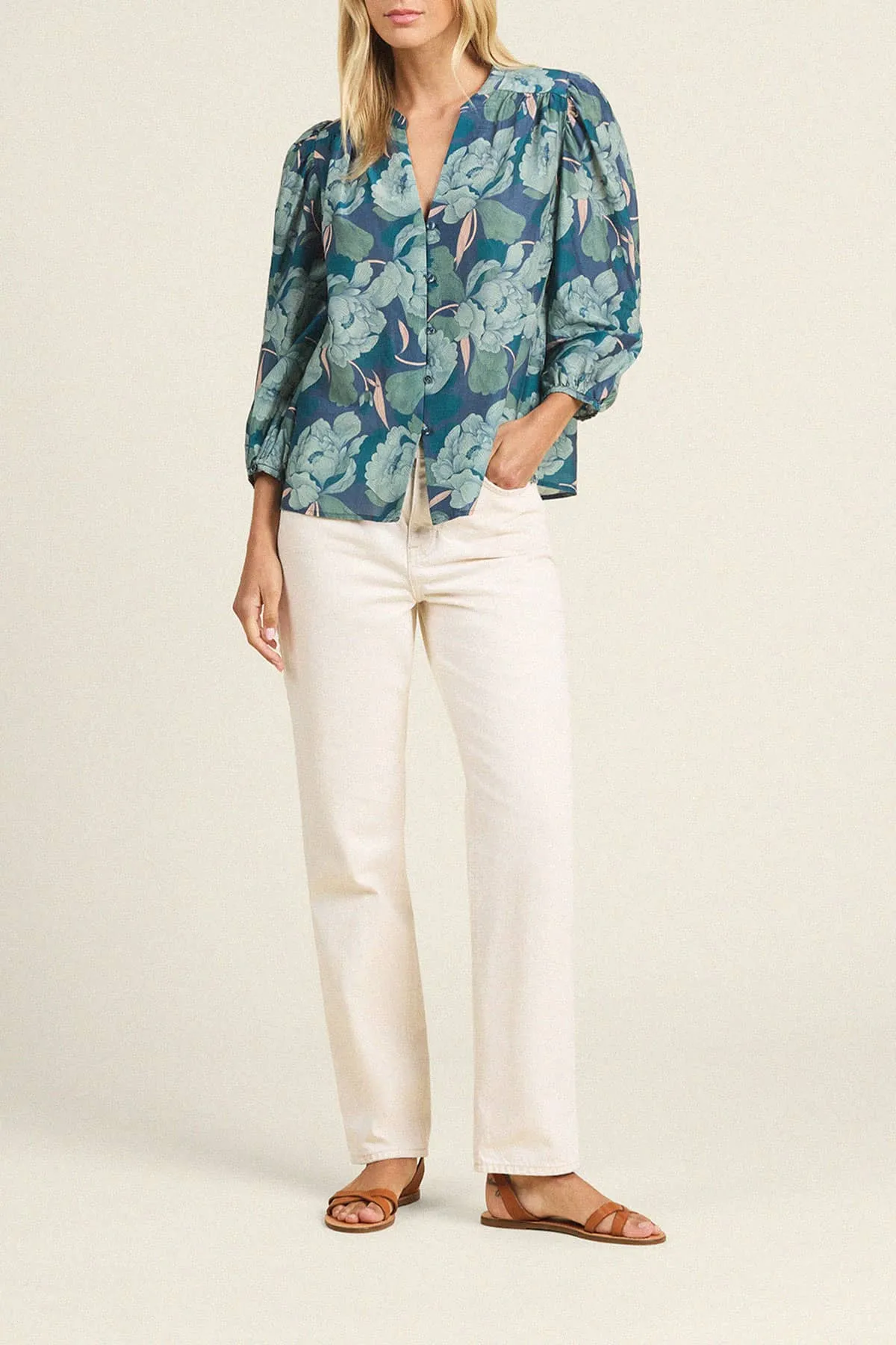 Maisey Blouse Hushed Shadow sold by Trovata product image thumbnail 2