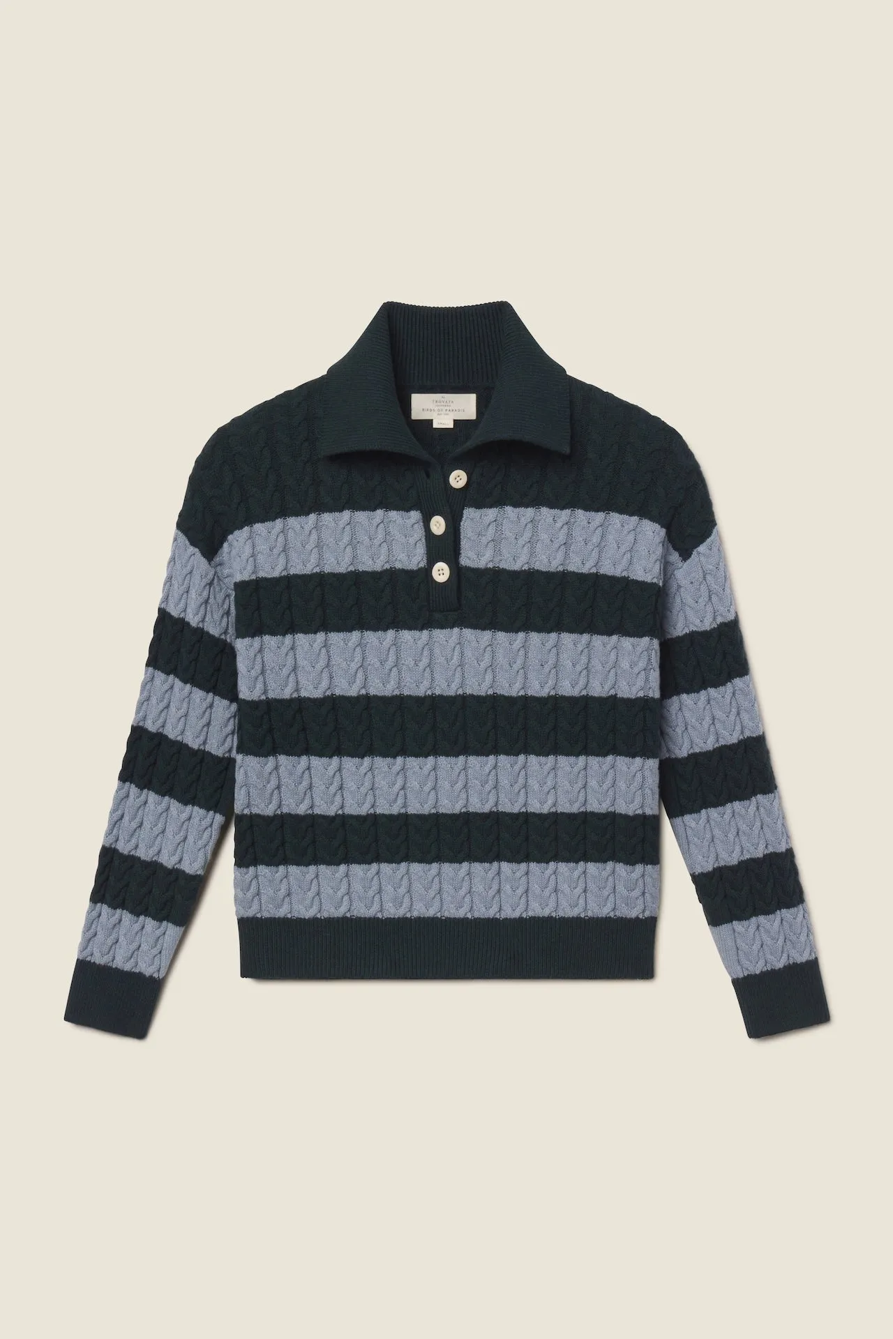 Shelby Sweater Green Stripe sold by Trovata