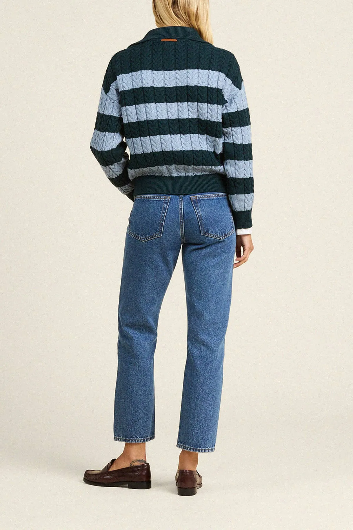 Shelby Sweater Green Stripe sold by Trovata product image thumbnail 5