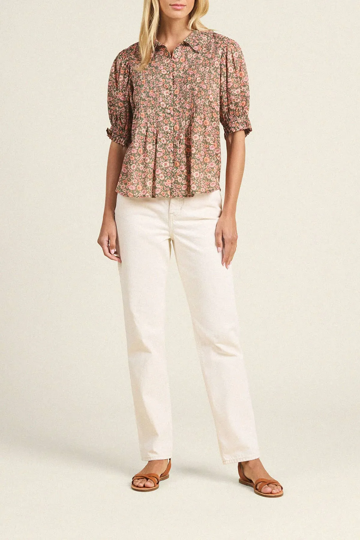 Jess Blouse Marigold Mistral sold by Trovata product image thumbnail 3