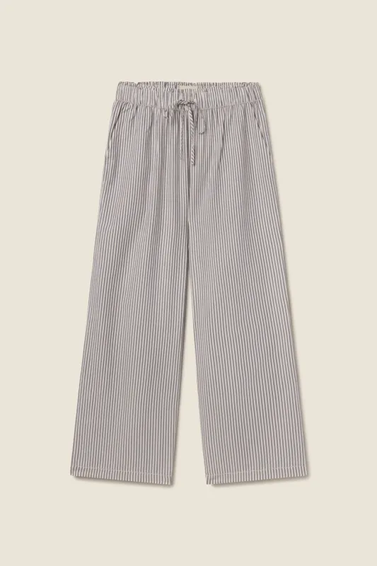 Vera Pant Navy Stripe sold by Trovata