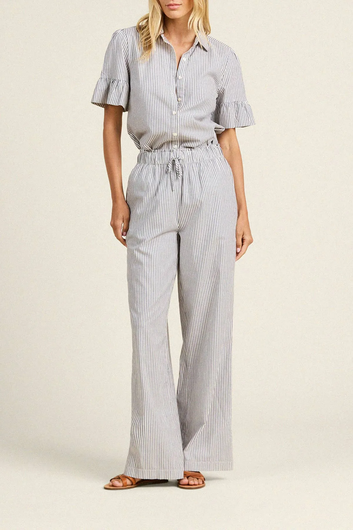 Vera Pant Navy Stripe sold by Trovata product image thumbnail 3