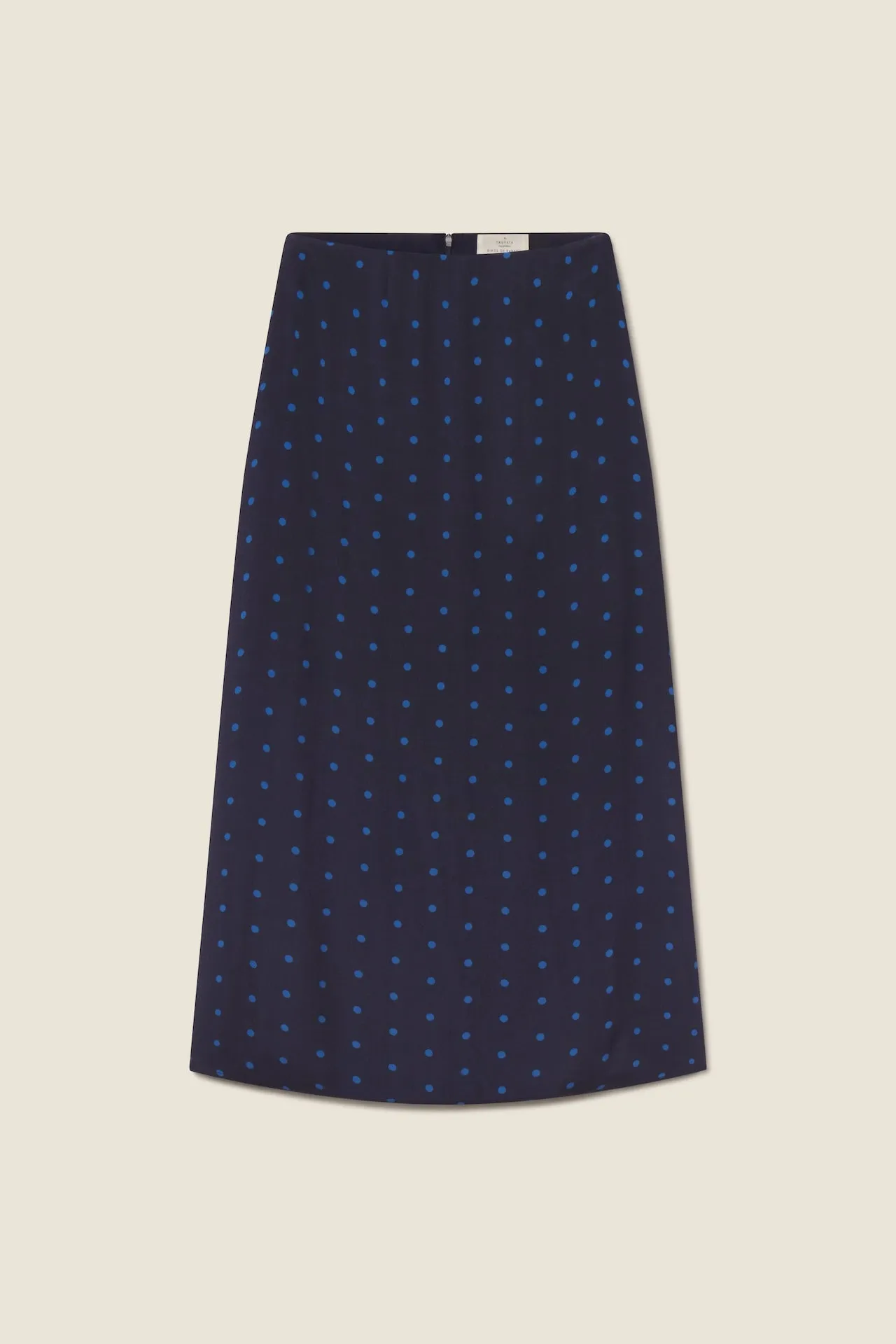 Demi Skirt Azure Polka Dot sold by Trovata