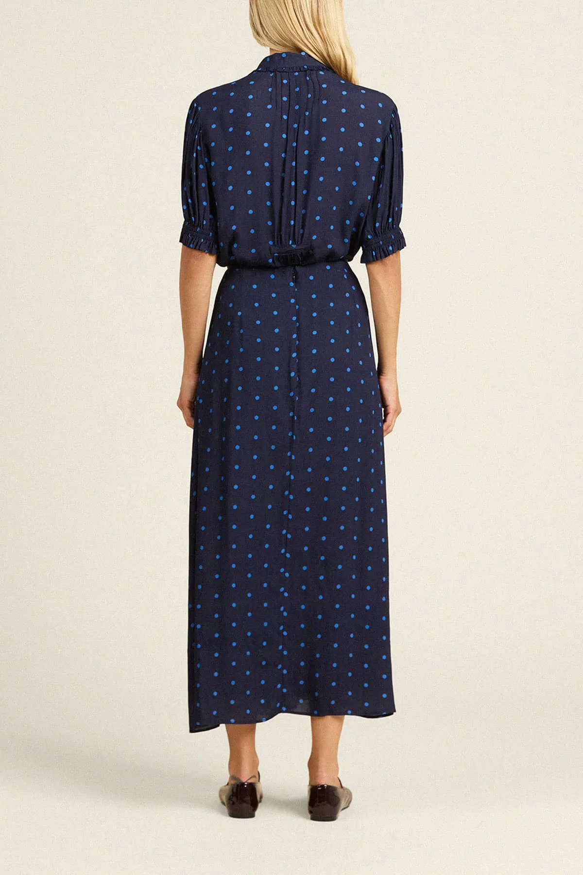 Demi Skirt Azure Polka Dot sold by Trovata product image thumbnail 5