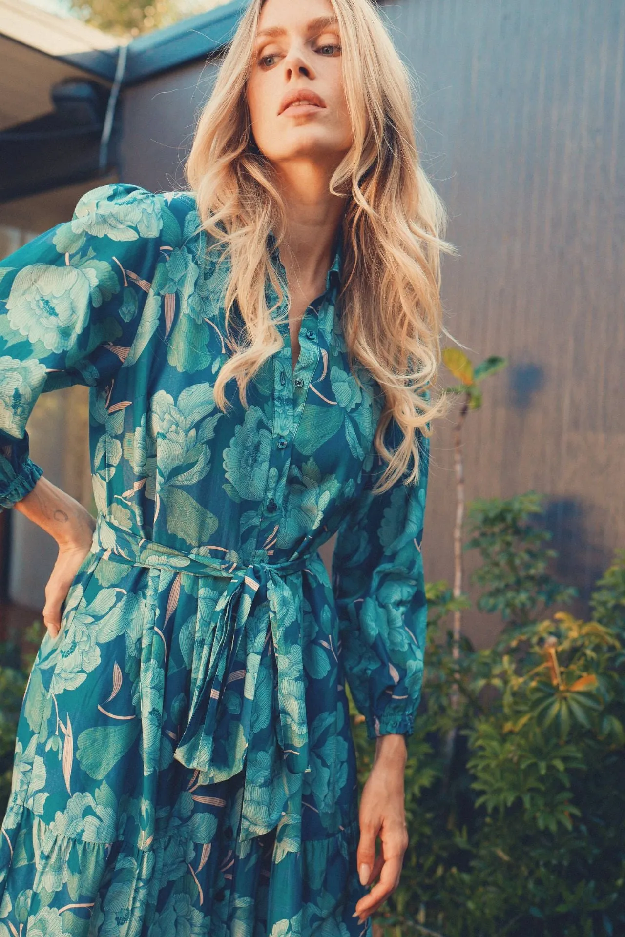 Martina Dress Hushed Shadow sold by Trovata product image thumbnail 2