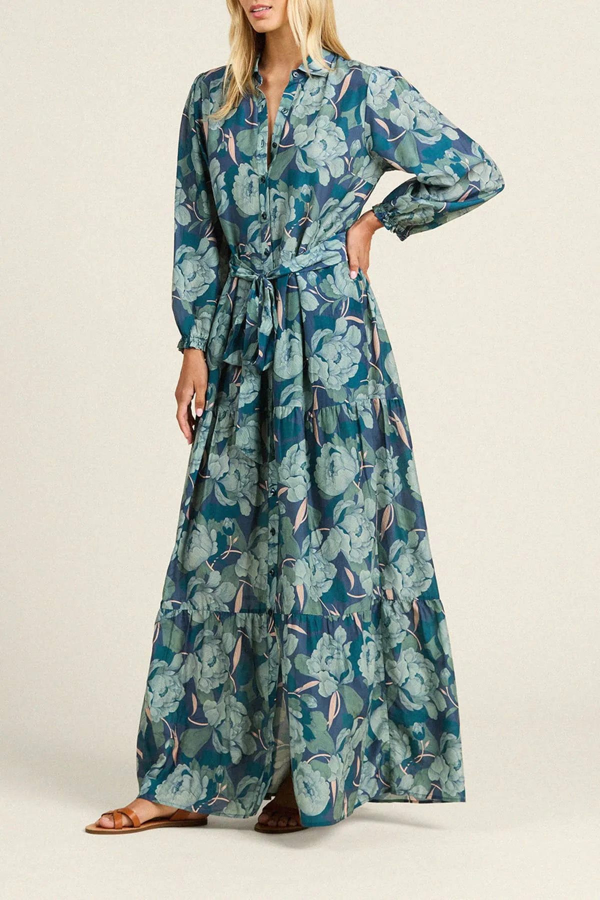 Martina Dress Hushed Shadow sold by Trovata product image thumbnail 4