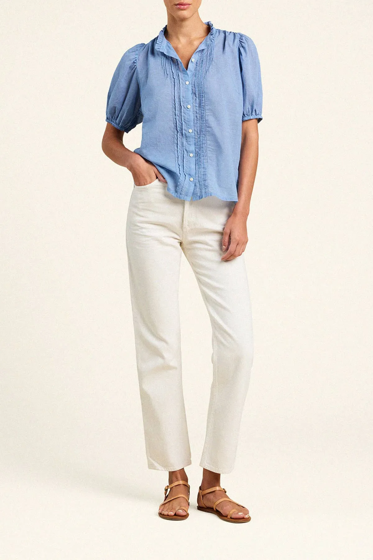 Mira Blouse Brisa Houndstooth sold by Trovata product image thumbnail 2