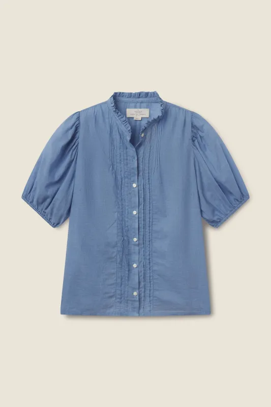 Mira Blouse Brisa Houndstooth sold by Trovata