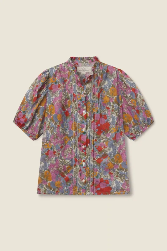 Mira Blouse Delicate Tilia sold by Trovata