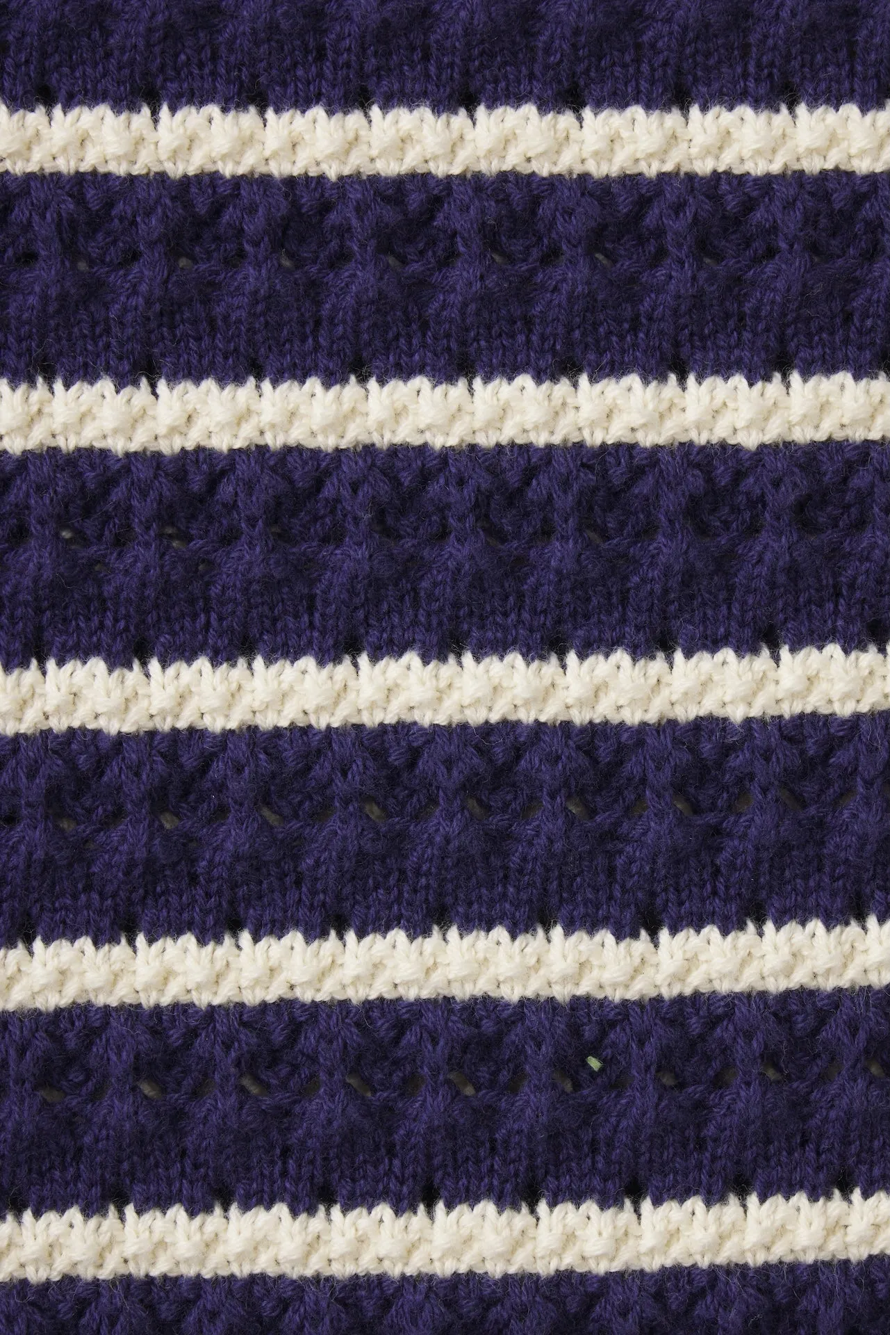 Aurora Cardigan Navy W/ Antique White Stripe sold by Trovata product image thumbnail 5