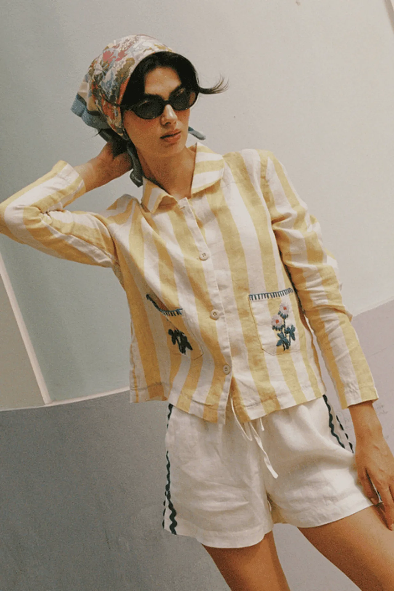 Leni Jacket Faro Stripes sold by Trovata product image thumbnail 2