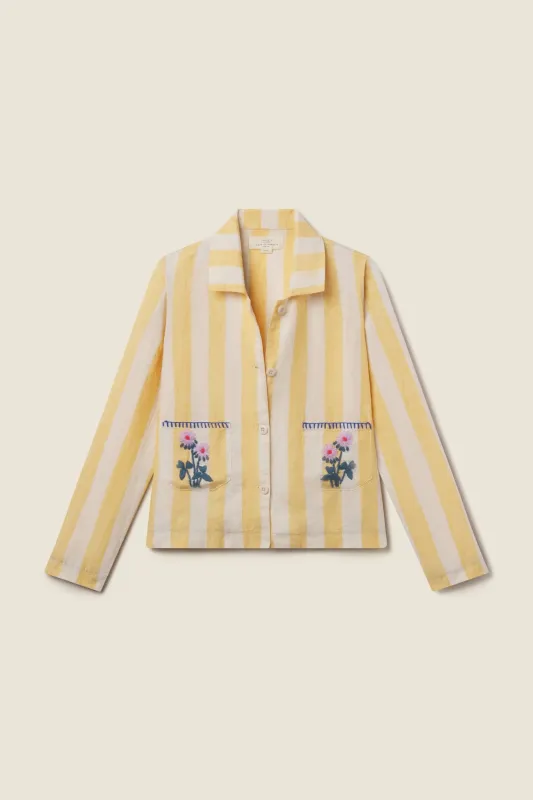 Leni Jacket Faro Stripes sold by Trovata