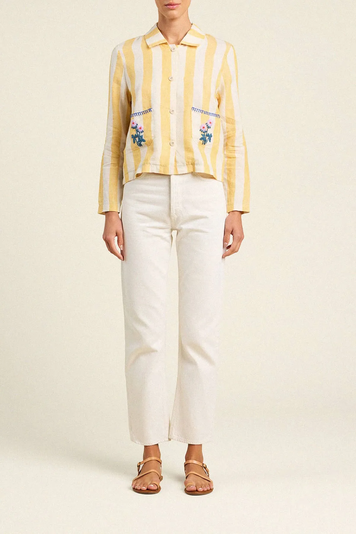 Leni Jacket Faro Stripes sold by Trovata product image thumbnail 3