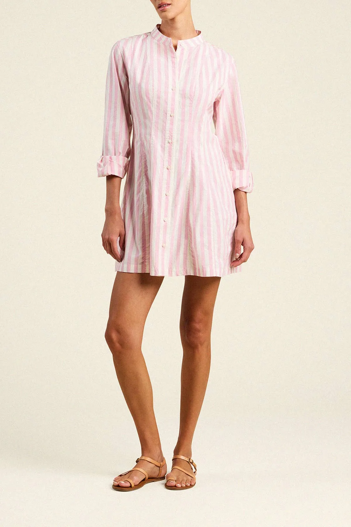 Marina Dress Pink Stripe sold by Trovata product image thumbnail 2