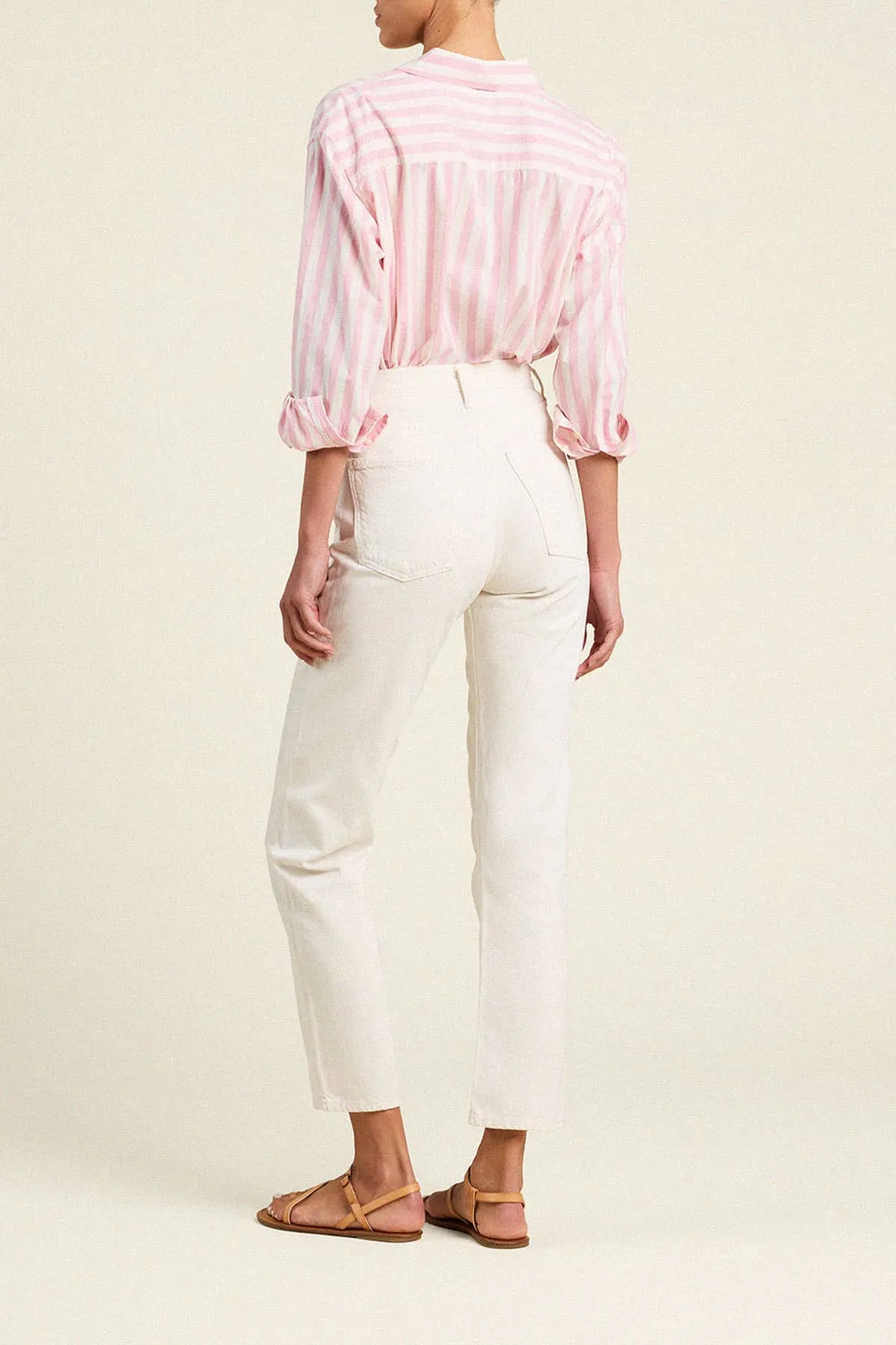 Blake Oversized Shirt Pink Stripe sold by Trovata product image thumbnail 2