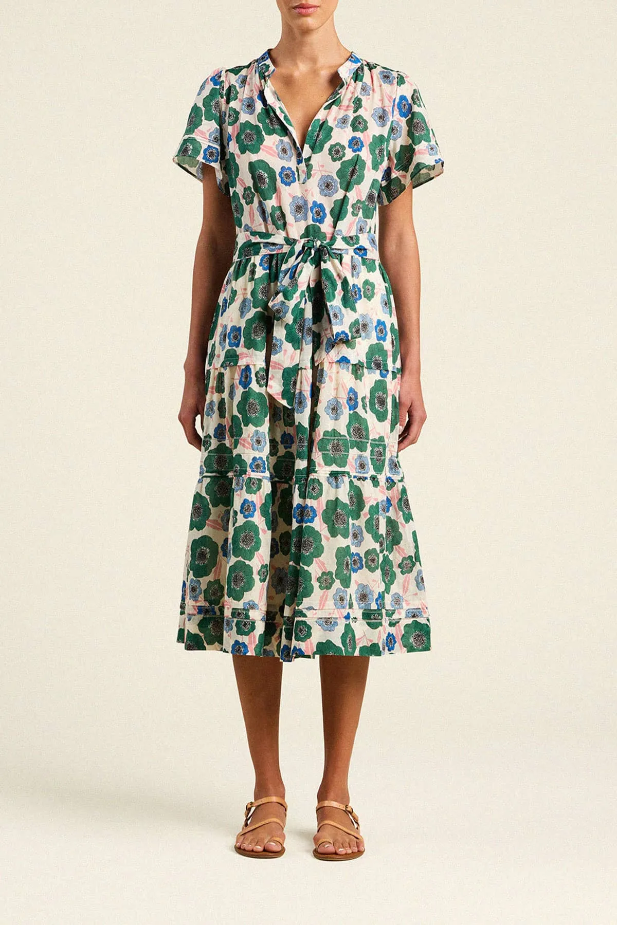 Luana Dress Green House Bloom sold by Trovata product image thumbnail 2