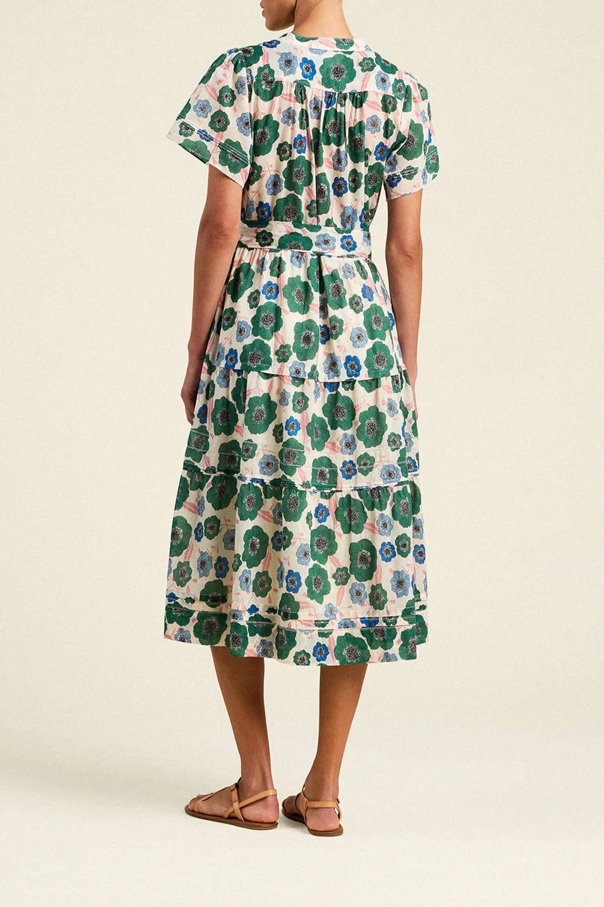 Luana Dress Green House Bloom sold by Trovata product image thumbnail 4