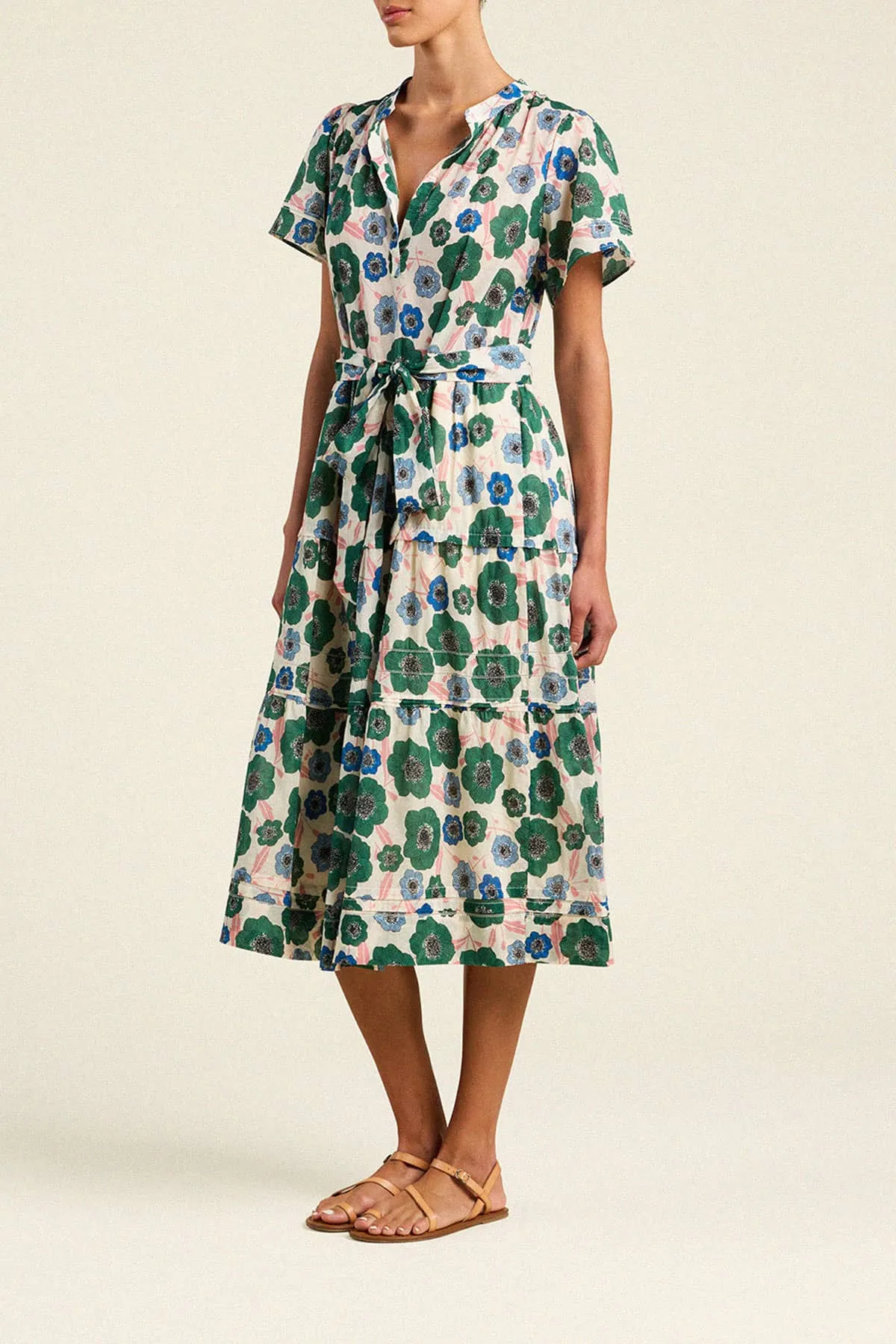 Luana Dress Green House Bloom sold by Trovata product image thumbnail 3