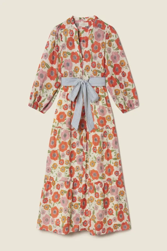 Lia Dress Poppy Costa sold by Trovata