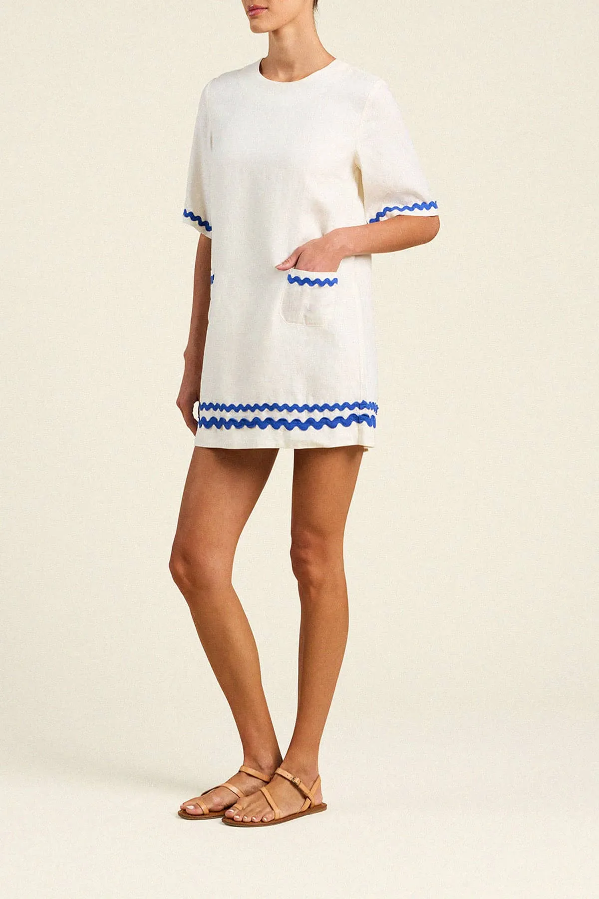 Manu Dress Ivory sold by Trovata product image thumbnail 3