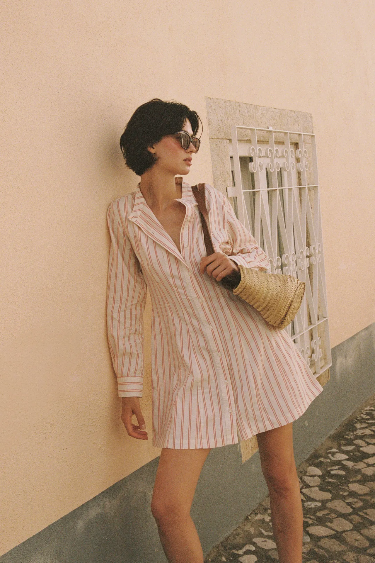 Marina Dress Porto Stripe sold by Trovata