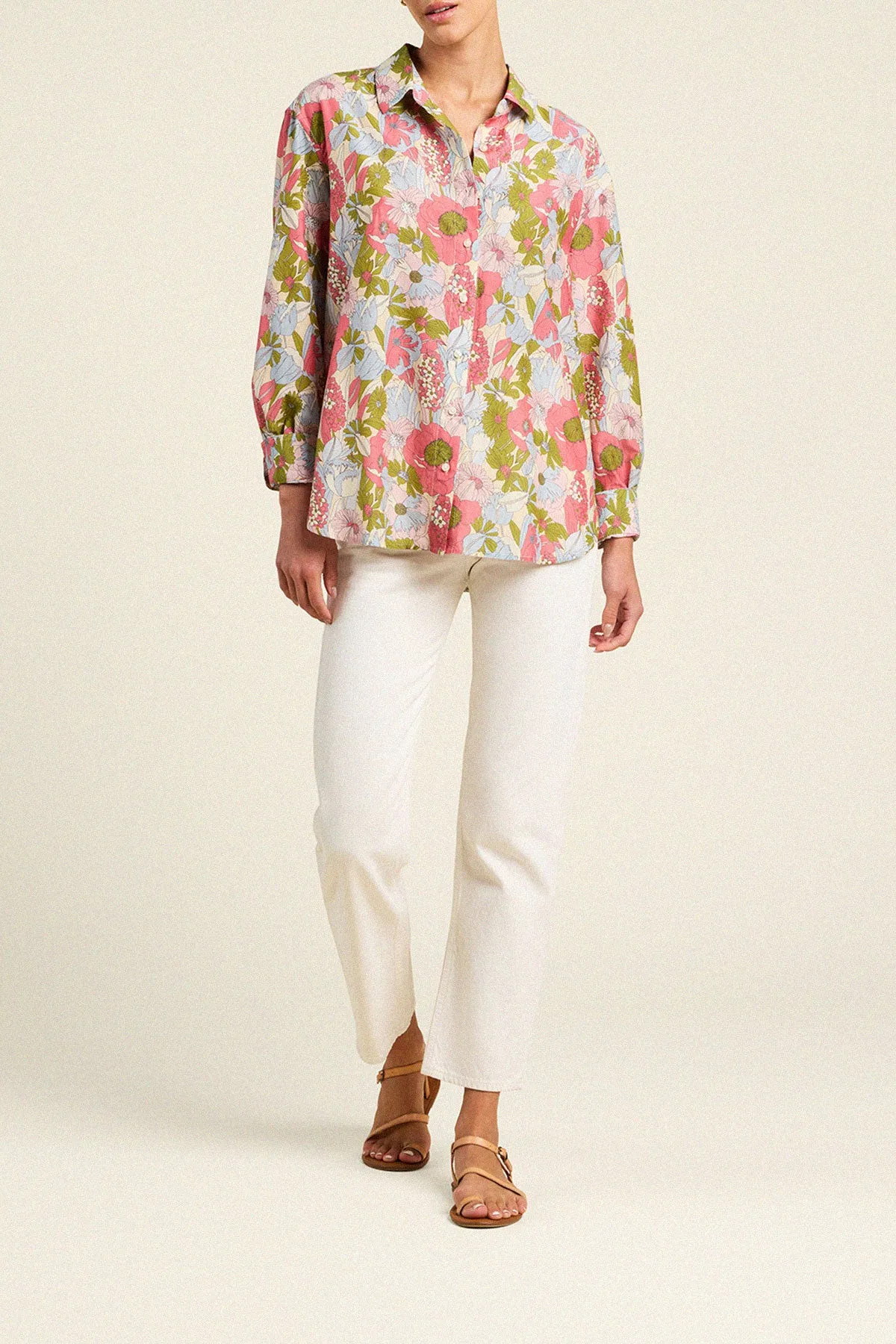 Emilia Oversized Shirt Tarsila Bloom sold by Trovata product image thumbnail 2