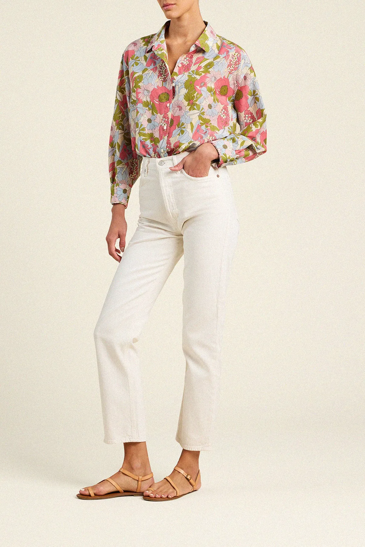 Emilia Oversized Shirt Tarsila Bloom sold by Trovata product image thumbnail 3