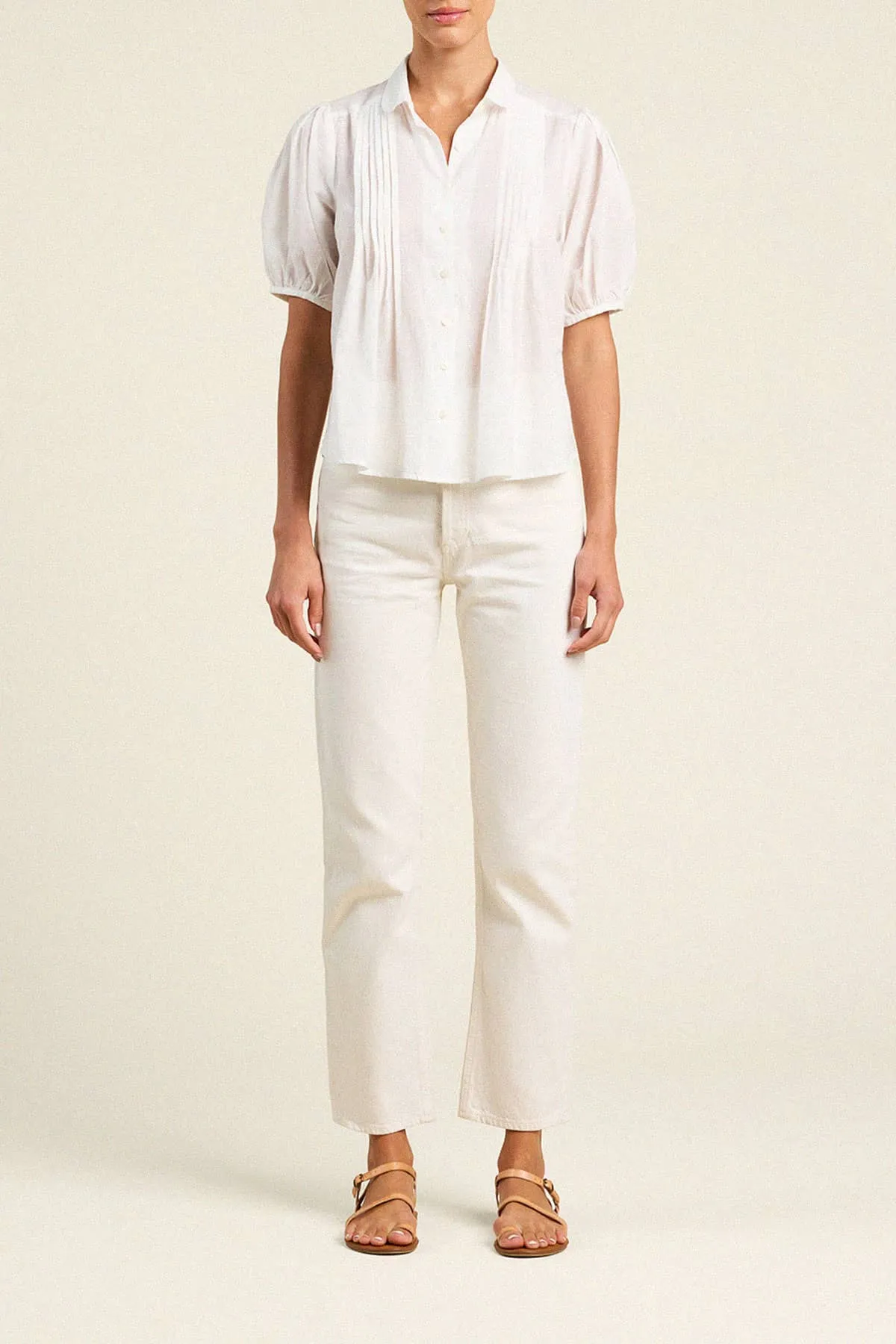 Nadine Blouse White sold by Trovata product image thumbnail 2