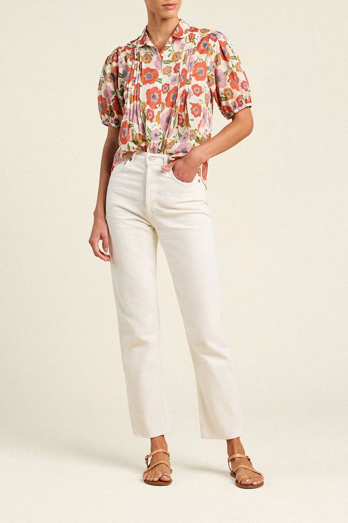 Nadine Blouse Poppy Costa sold by Trovata product image thumbnail 2
