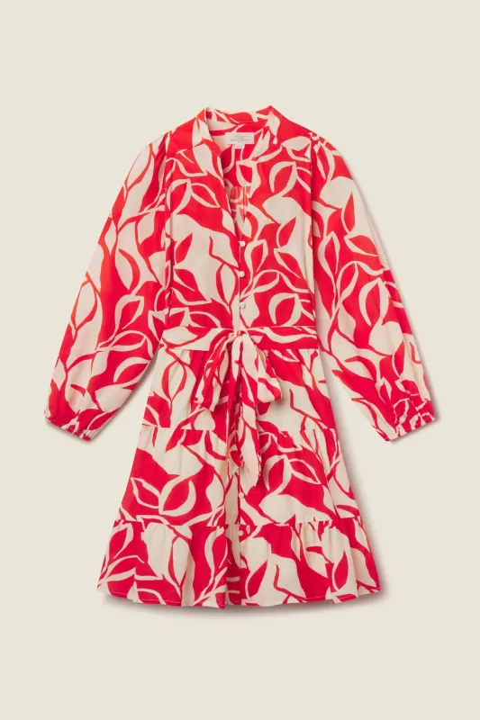 Celeste Dress Red Amaranta sold by Trovata