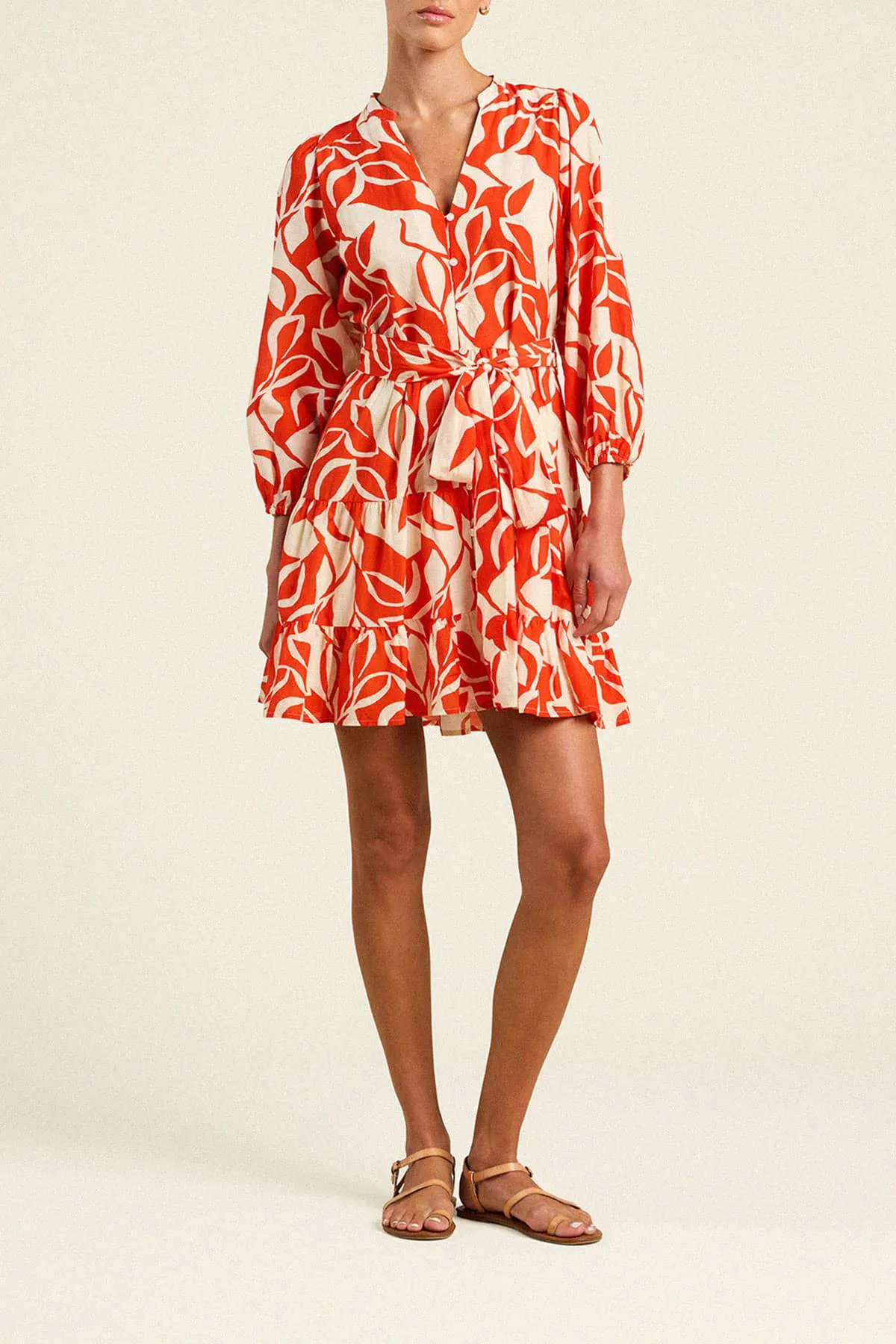 Celeste Dress Red Amaranta sold by Trovata product image thumbnail 3