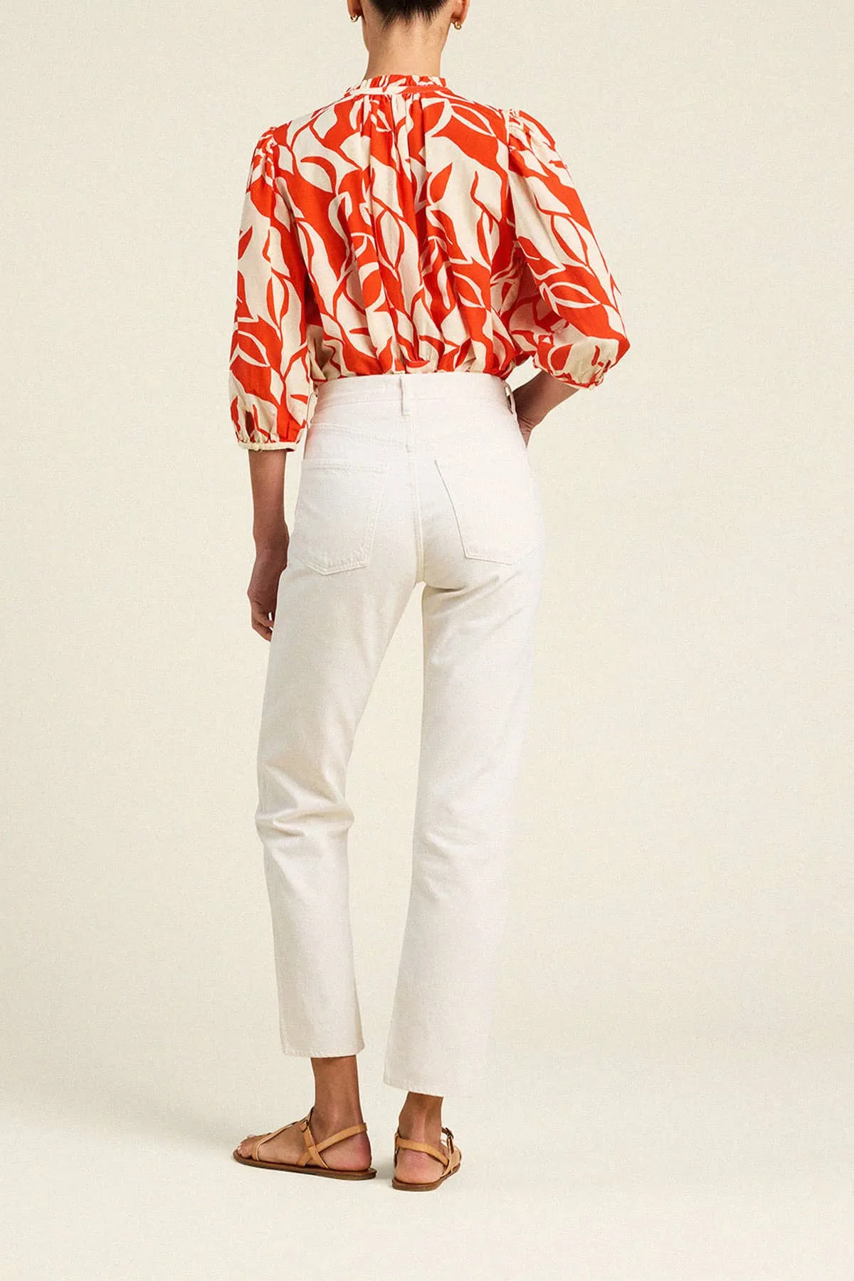 Orly Blouse Red Amaranta sold by Trovata product image thumbnail 4