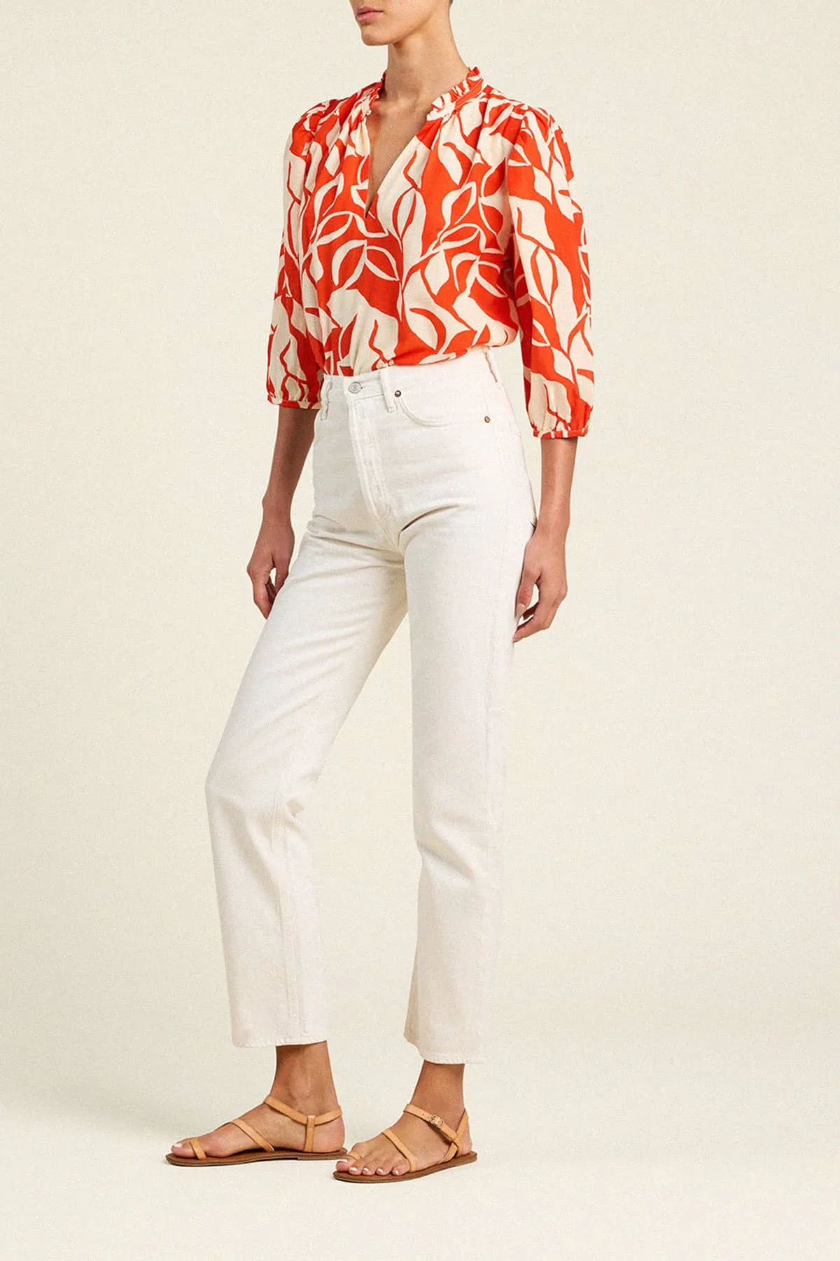 Orly Blouse Red Amaranta sold by Trovata product image thumbnail 3