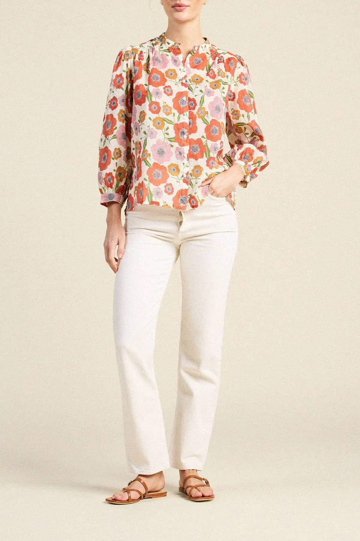 Clara Blouse Poppy Costa sold by Trovata product image thumbnail 3