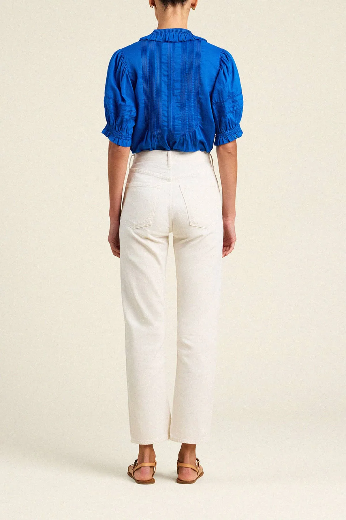 Jess Blouse Cobalto sold by Trovata product image thumbnail 4