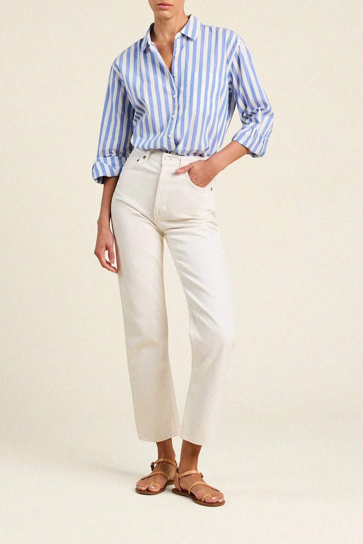 Blake Oversized Shirt Volpi Lines sold by Trovata product image thumbnail 2