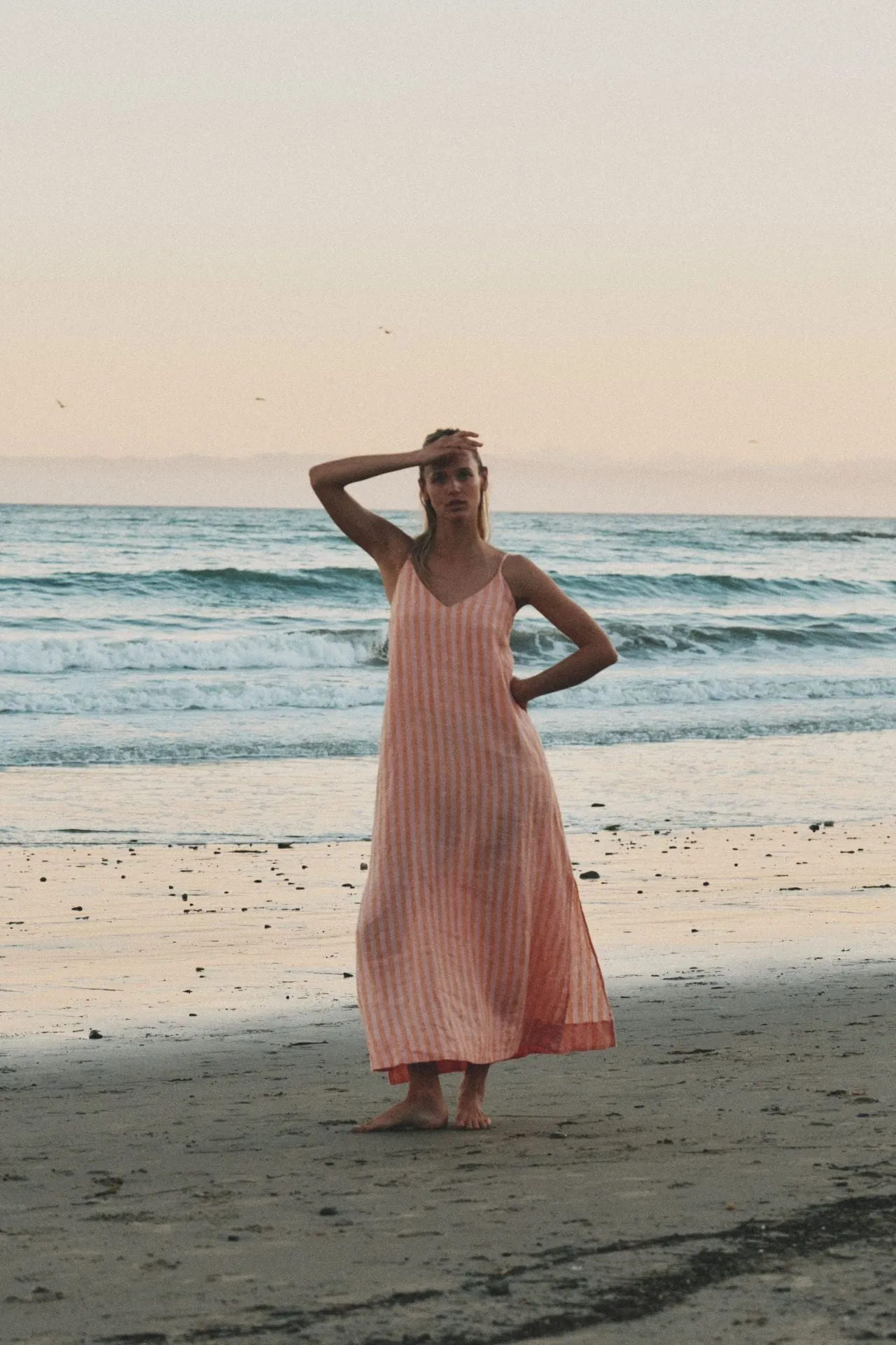 Reva Dress Creamsicle Stripe sold by Trovata product image thumbnail 2