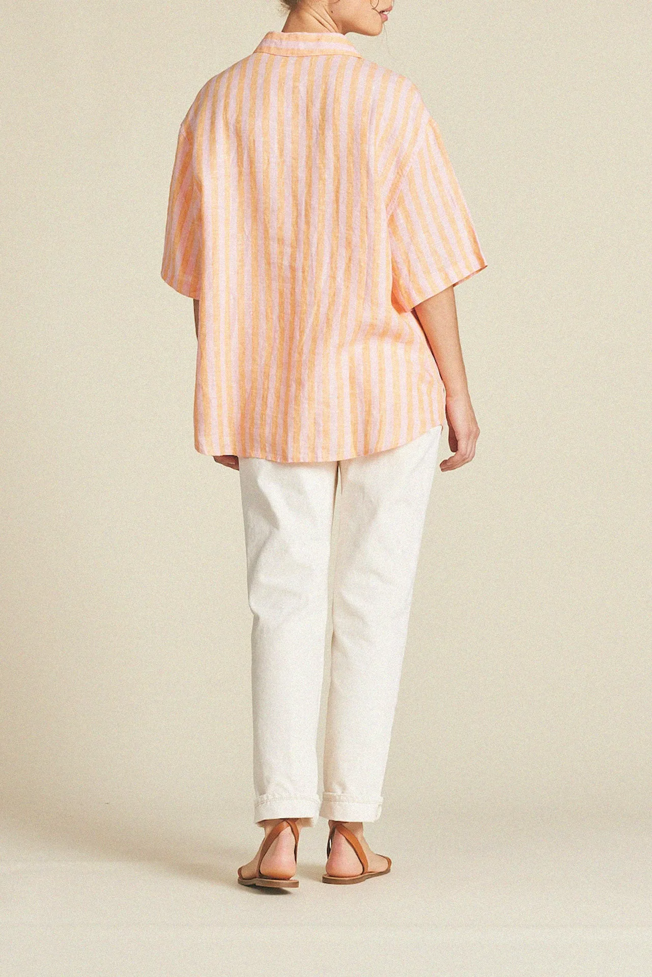 Sienna Shirt Creamsicle Stripe sold by Trovata product image thumbnail 5