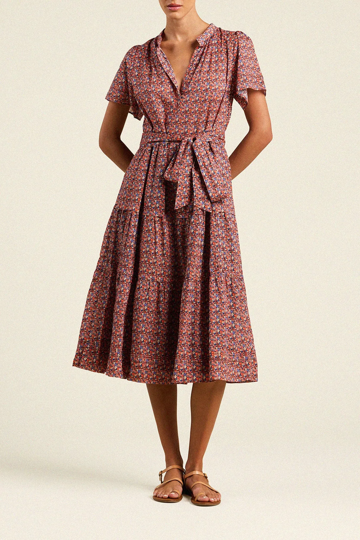 Luana Dress Mare Ditsy sold by Trovata