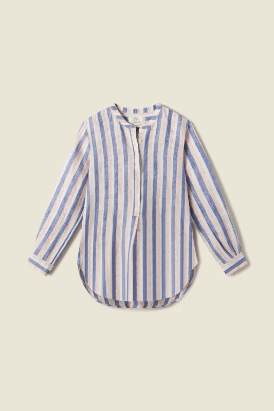 Tori Tunic Azul Stripe made by Trovata