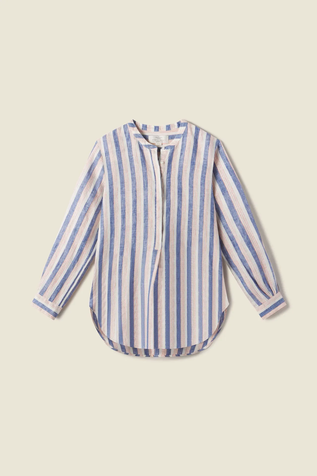 Tori Tunic Azul Stripe sold by Trovata