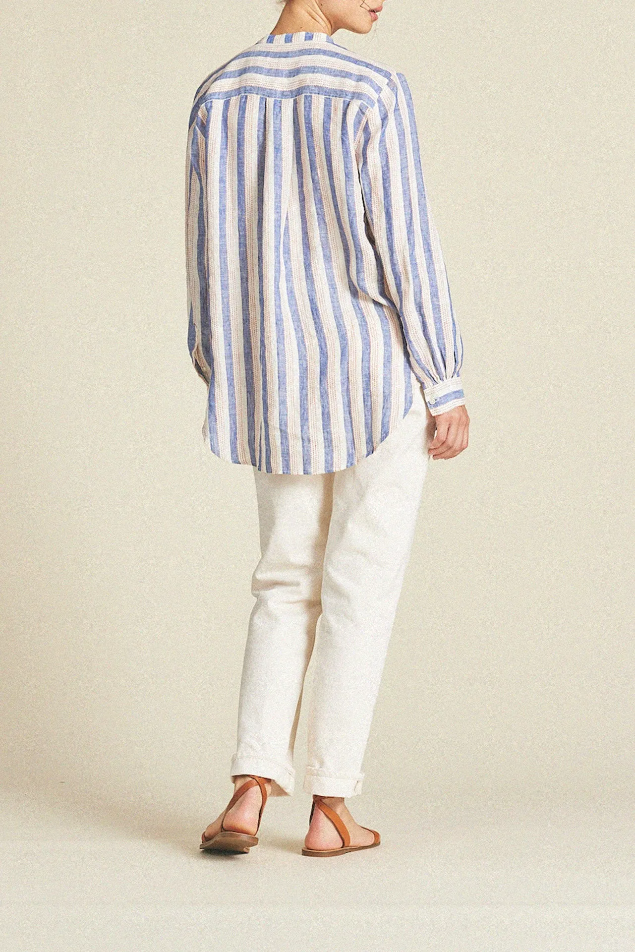 Tori Tunic Azul Stripe sold by Trovata product image thumbnail 4