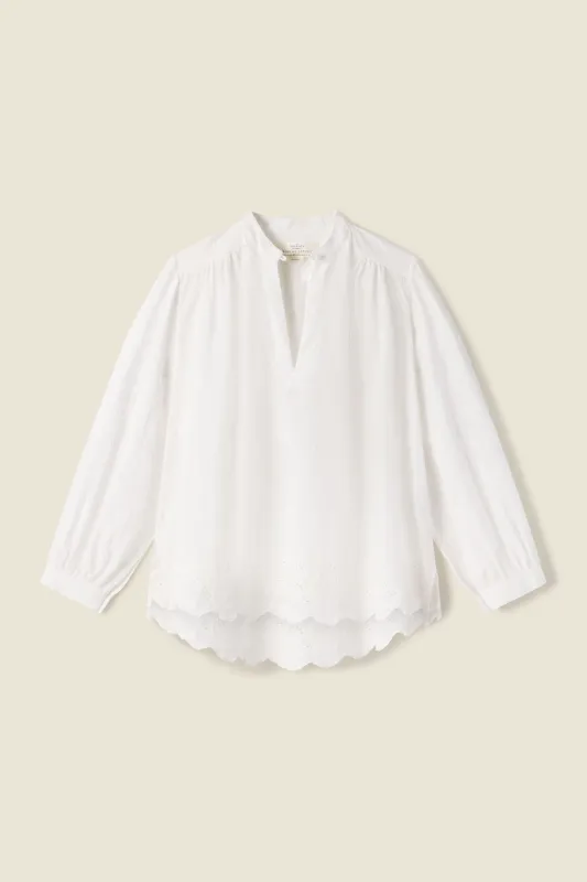 Bailey Blouse Broderie Anglaise made by Trovata