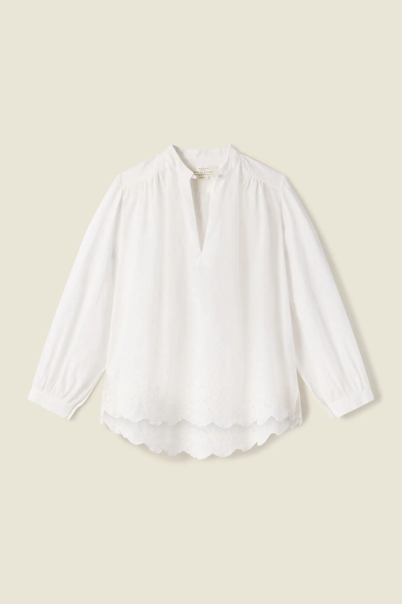 Bailey Blouse Broderie Anglaise sold by Trovata