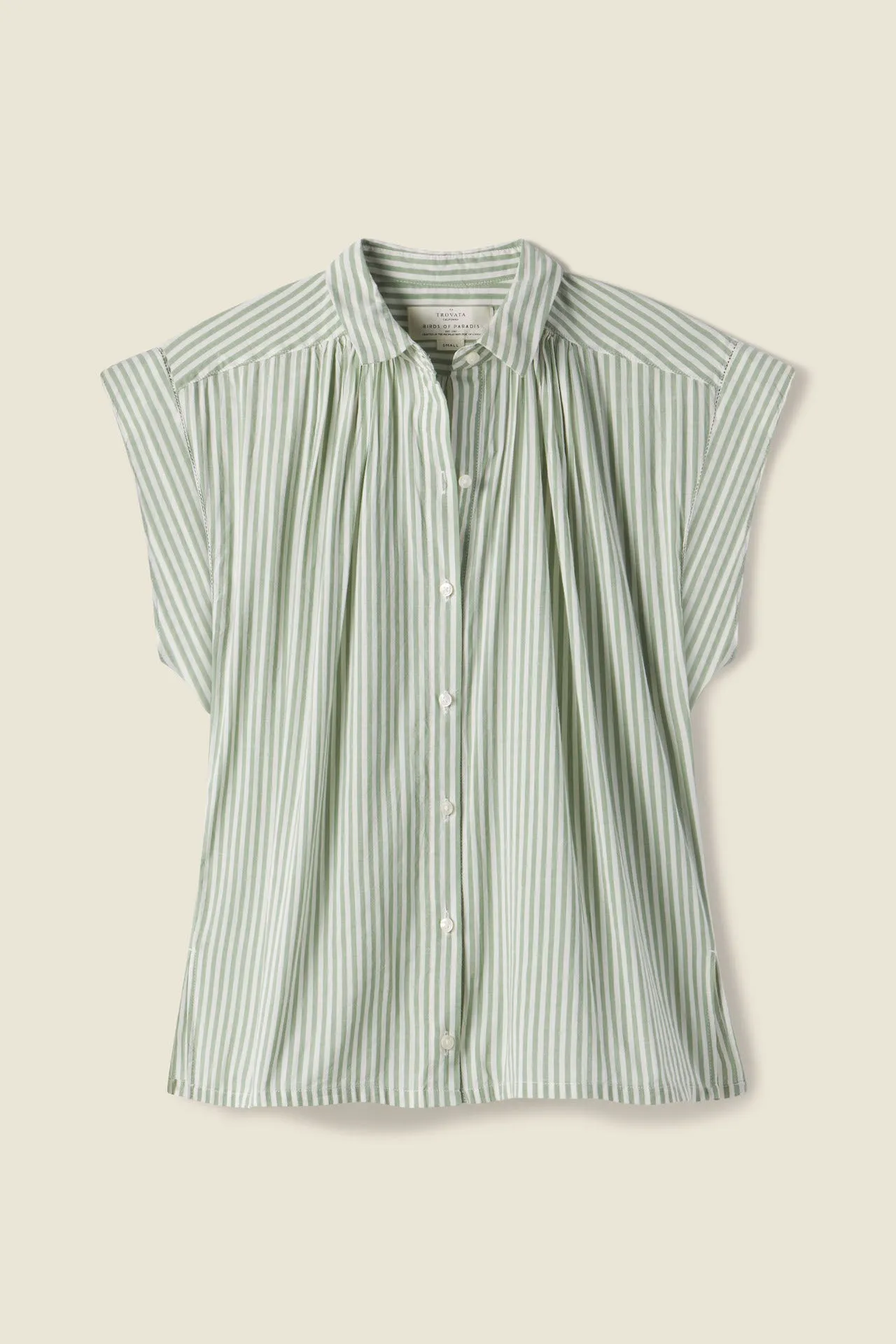 Della Shirt Palmera Stripe sold by Trovata