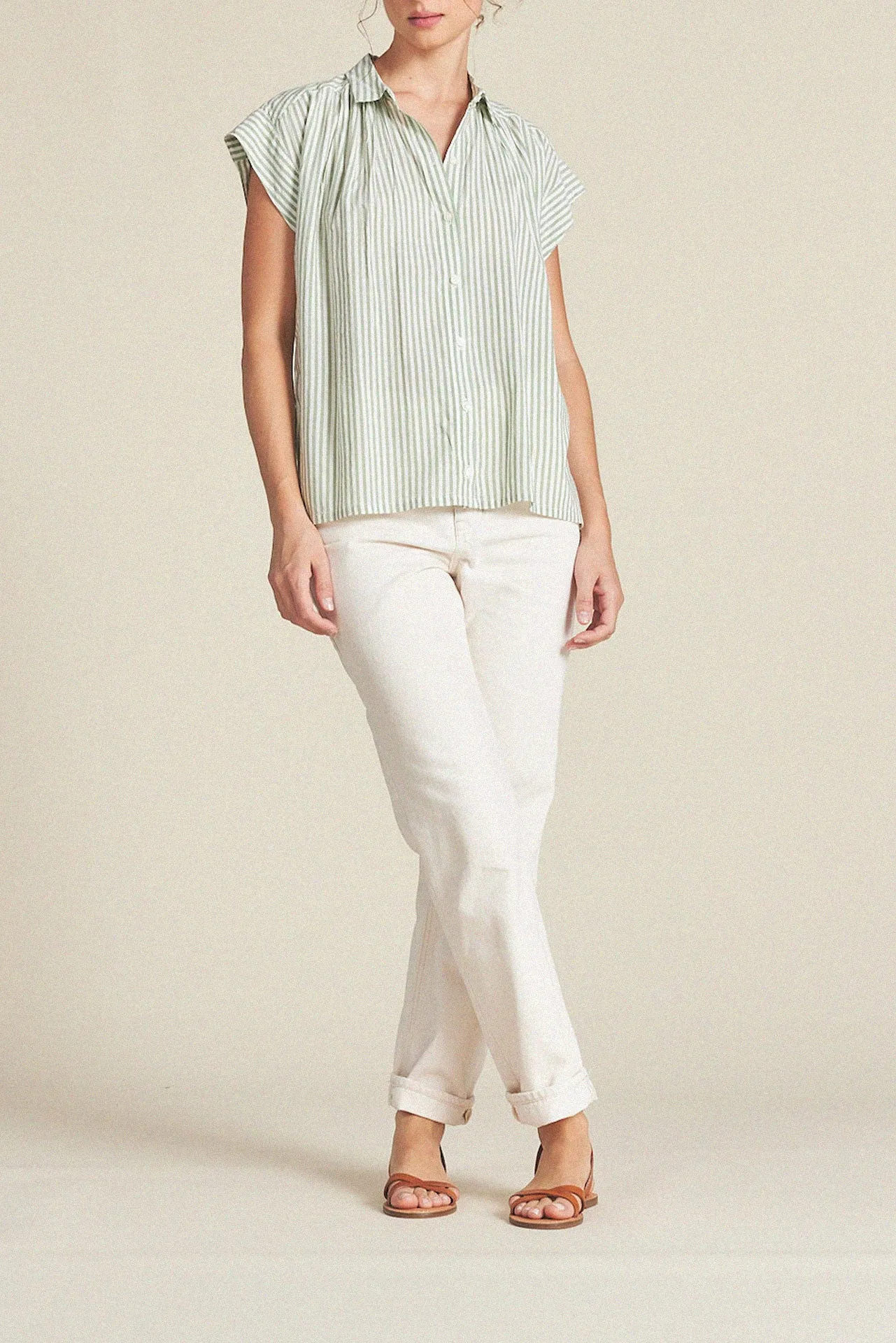 Della Shirt Palmera Stripe sold by Trovata product image thumbnail 3