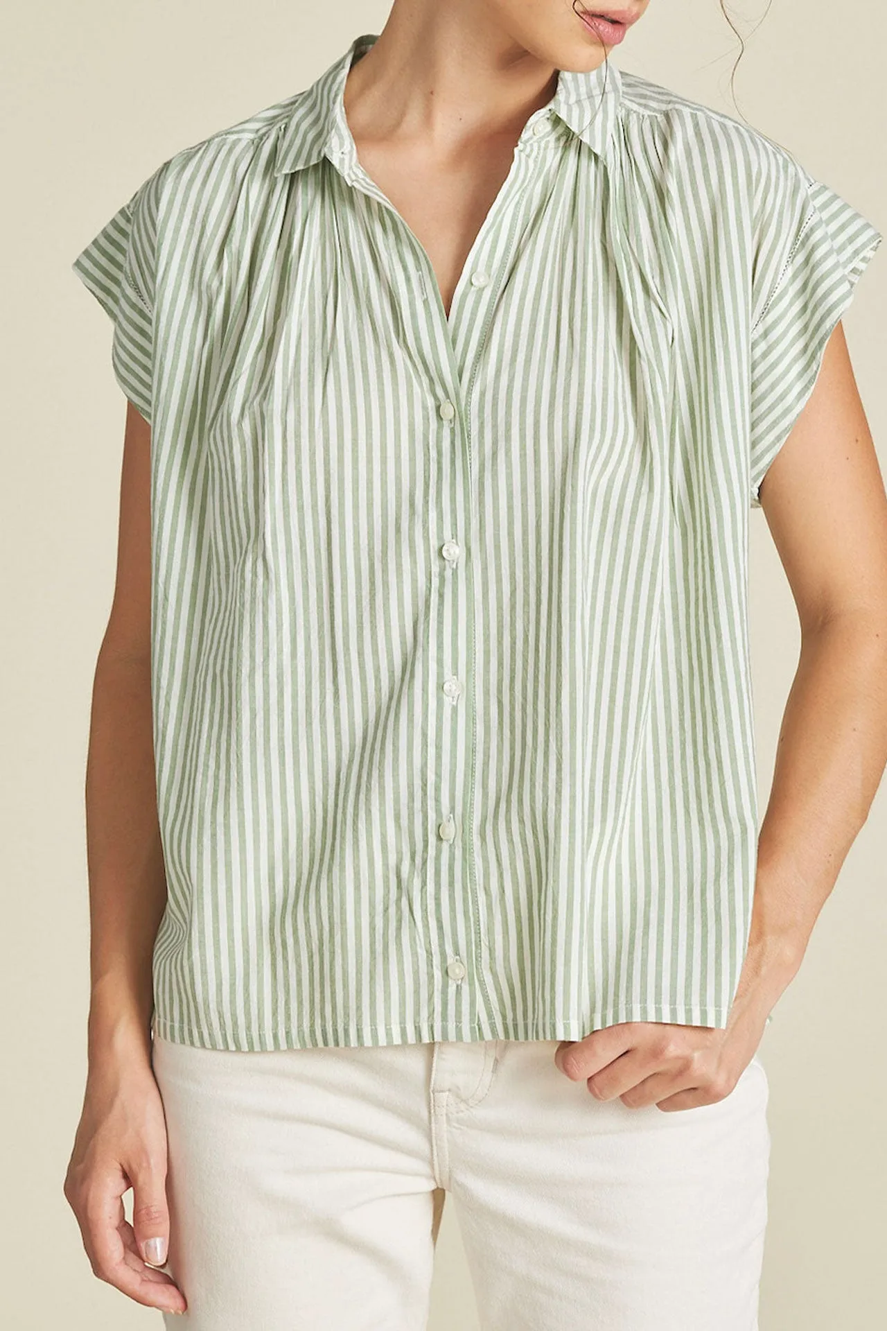 Della Shirt Palmera Stripe sold by Trovata product image thumbnail 2