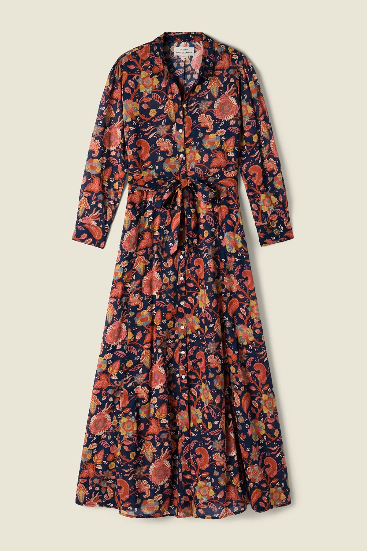 Eliot Dress Paisley Shore sold by Trovata