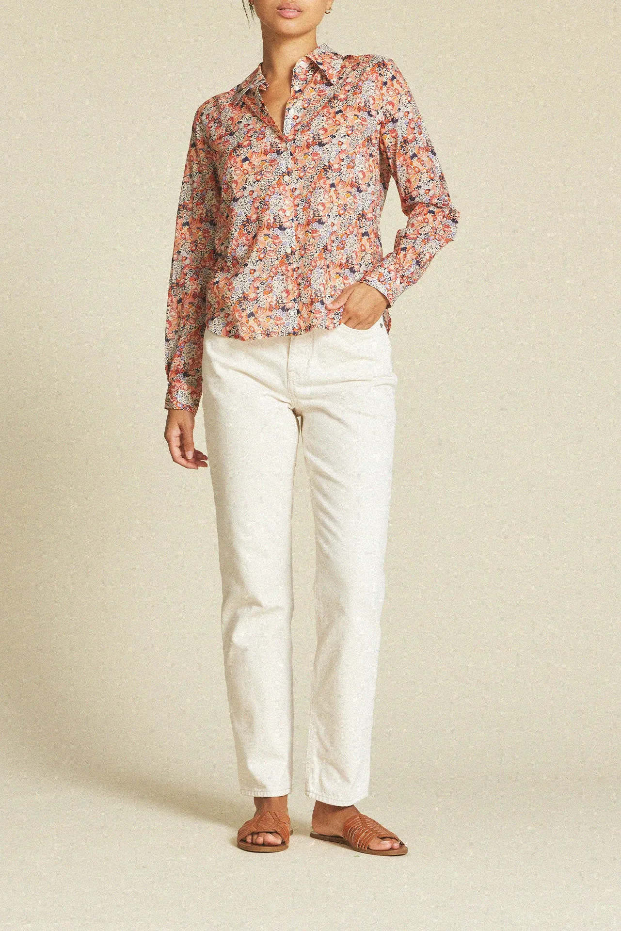 Jacquelin Shirt Vino Daisies sold by Trovata product image thumbnail 3