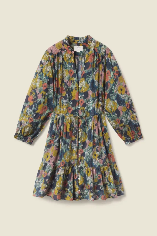 Yulia Dress Deep Bramble made by Trovata